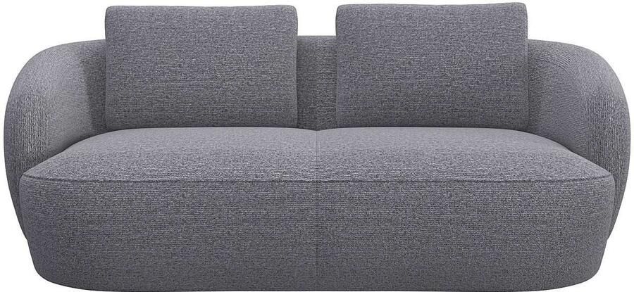 FLEXLUX 2 5-zits Torino rond bank loveseat Modern organisch bankontwerp koudschuim golfvering - Foto 5