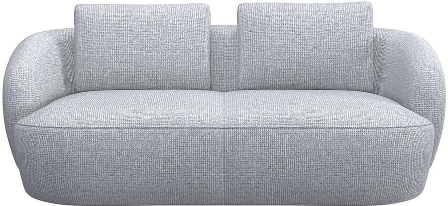 FLEXLUX 2 5-zits Torino rond bank loveseat Modern organisch bankontwerp koudschuim golfvering - Foto 5