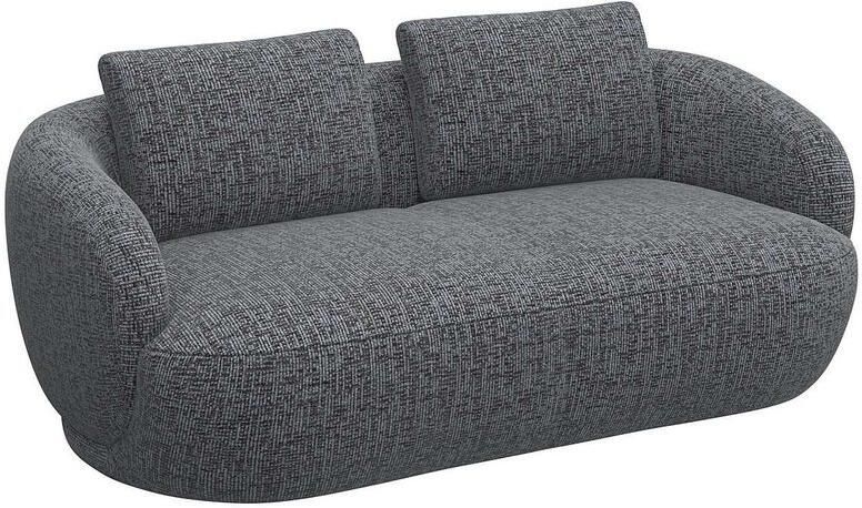 FLEXLUX 2 5-zits Torino rond bank loveseat Modern organisch bankontwerp koudschuim golfvering - Foto 4