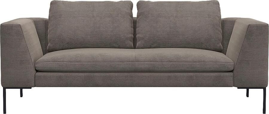 FLEXLUX 2 5-zitsbank Loano moderne zitbank vrijstaand losse kussens koudschuim in de zitting - Foto 6