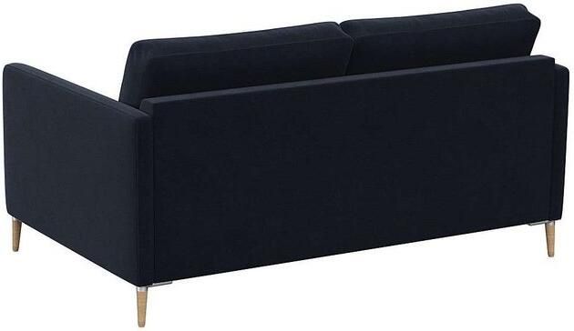 FLEXLUX 2-zitsbank Fiore smalle armleuningen koudschuim aluminium + eiken poten - Foto 3