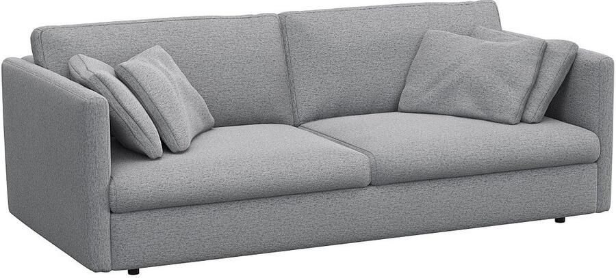 FLEXLUX 3-zitsbank Lovane Zacht en zeer comfortabel grote zitdiepte op koudschuim inclusief sierkussen - Foto 4