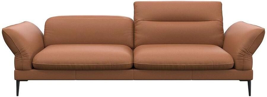 FLEXLUX 3-zitsbank Salino functie-sofa relaxsofa Bank met arm- en hoofdeinde verstellingen koudschuim & staalgolven - Foto 3