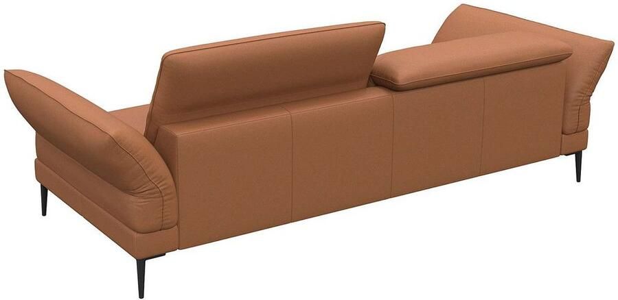 FLEXLUX 3-zitsbank Salino functie-sofa relaxsofa Bank met arm- en hoofdeinde verstellingen koudschuim & staalgolven - Foto 2
