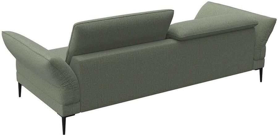 FLEXLUX 3-zitsbank Salino functie-sofa relaxsofa Bank met arm- en hoofdeinde verstellingen koudschuim & staalgolven - Foto 2