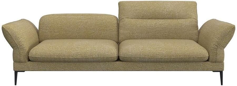 FLEXLUX 3-zitsbank Salino functie-sofa relaxsofa Bank met arm- en hoofdeinde verstellingen koudschuim & staalgolven - Foto 3