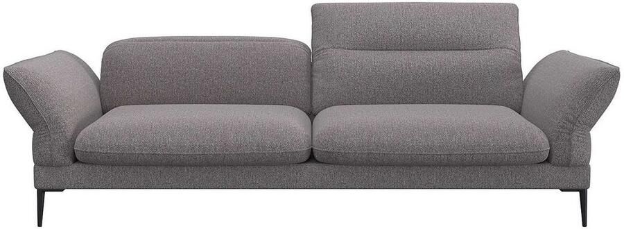 FLEXLUX 3-zitsbank Salino functie-sofa relaxsofa Bank met arm- en hoofdeinde verstellingen koudschuim & staalgolven - Foto 3