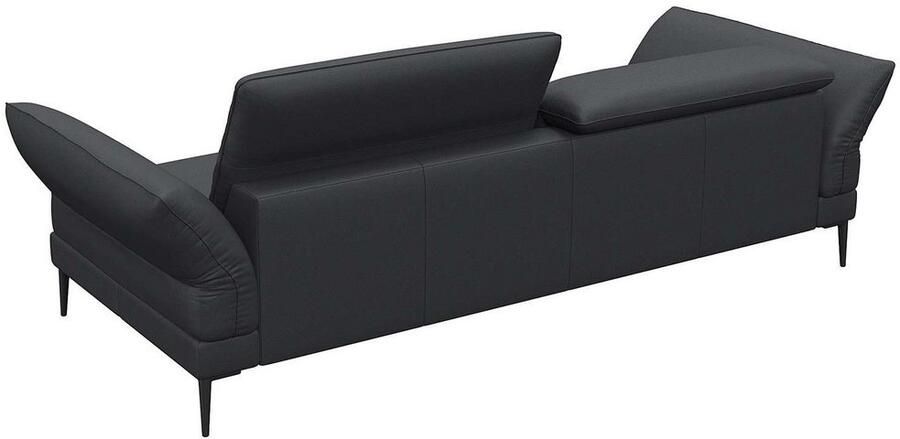 FLEXLUX 3-zitsbank Salino functie-sofa relaxsofa Bank met arm- en hoofdeinde verstellingen koudschuim & staalgolven - Foto 2