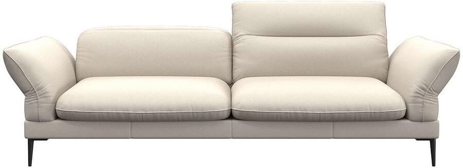 FLEXLUX 3-zitsbank Salino functie-sofa relaxsofa Bank met arm- en hoofdeinde verstellingen koudschuim & staalgolven - Foto 3