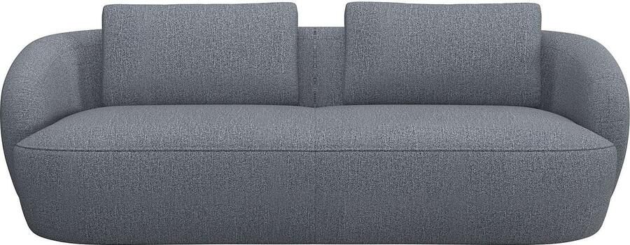 FLEXLUX 3-zitsbank Torino rond bank driezit Modern organisch bankontwerp koudschuim golfvering - Foto 5