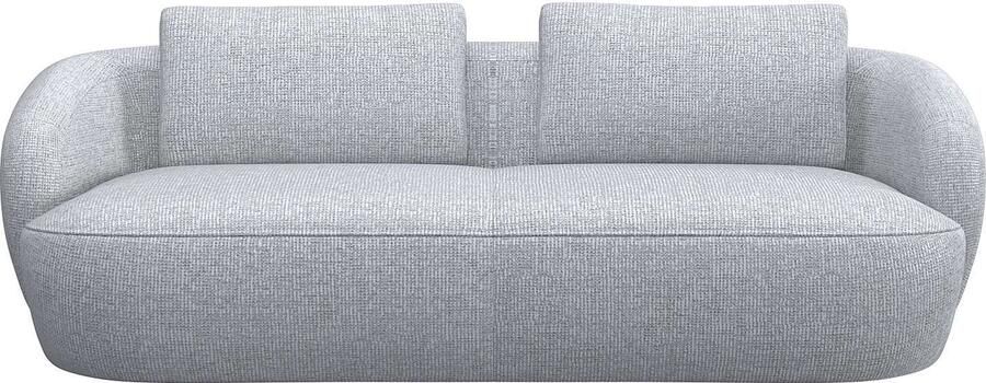 FLEXLUX 3-zitsbank Torino rond bank driezit Modern organisch bankontwerp koudschuim golfvering - Foto 5