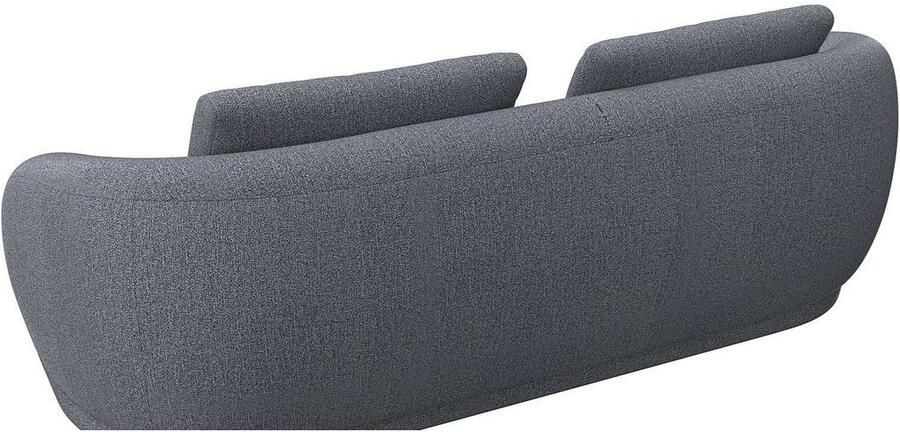 FLEXLUX 3-zitsbank Torino rond bank driezit Modern organisch bankontwerp koudschuim golfvering - Foto 4