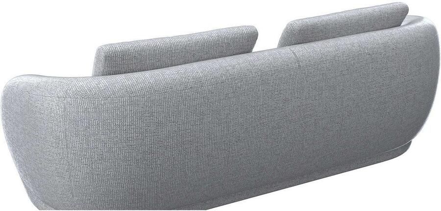 FLEXLUX 3-zitsbank Torino rond bank driezit Modern organisch bankontwerp koudschuim golfvering - Foto 4