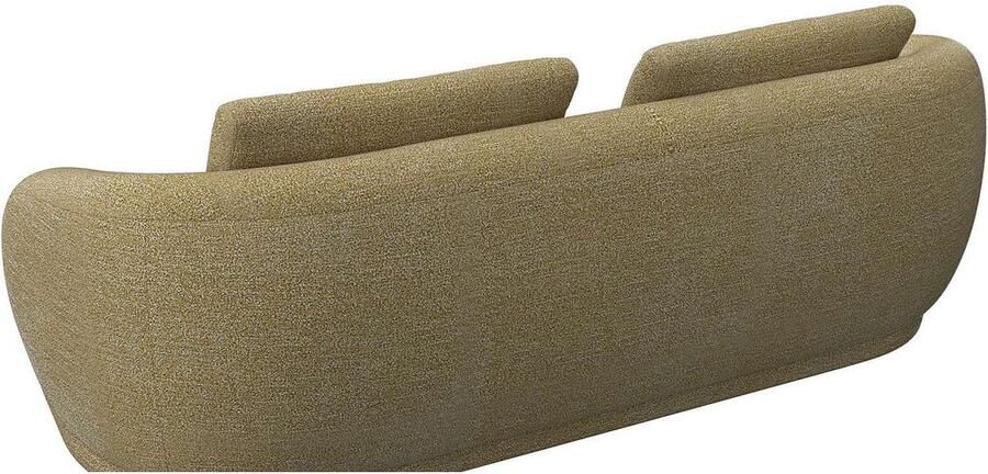 FLEXLUX 3-zitsbank Torino rond bank driezit Modern organisch bankontwerp koudschuim golfvering - Foto 4