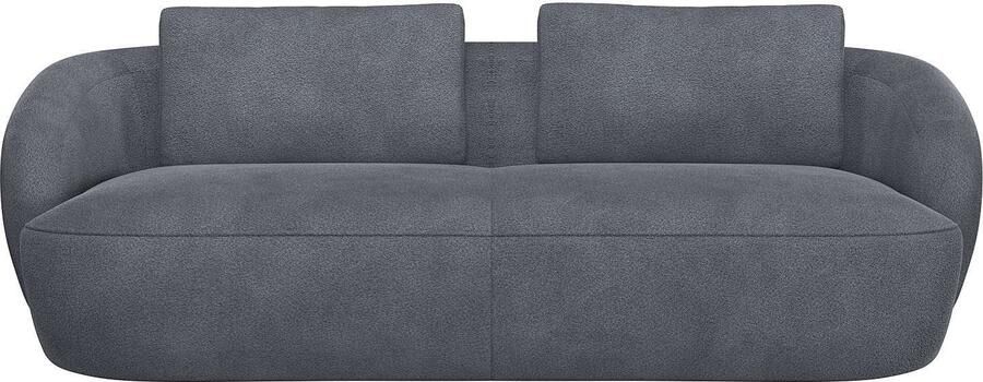 FLEXLUX 3-zitsbank Torino rond bank driezit Modern organisch bankontwerp koudschuim golfvering - Foto 5