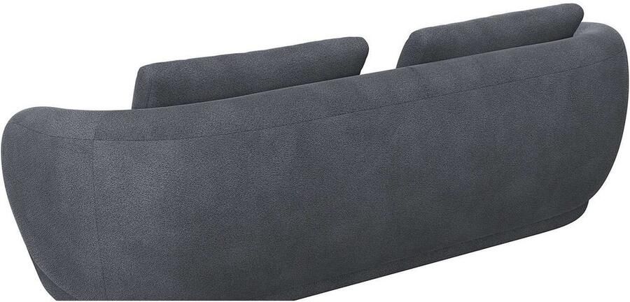 FLEXLUX 3-zitsbank Torino rond bank driezit Modern organisch bankontwerp koudschuim golfvering - Foto 4