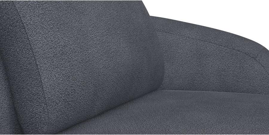 FLEXLUX 3-zitsbank Torino rond bank driezit Modern organisch bankontwerp koudschuim golfvering - Foto 3