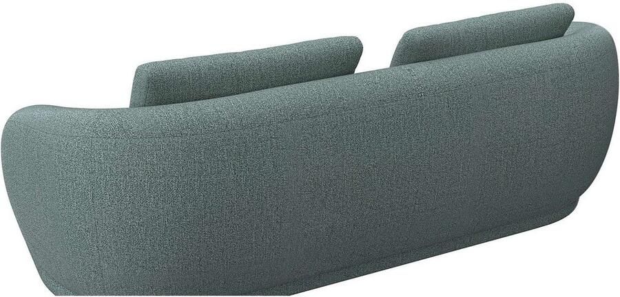 FLEXLUX 3-zitsbank Torino rond bank driezit Modern organisch bankontwerp koudschuim golfvering - Foto 4