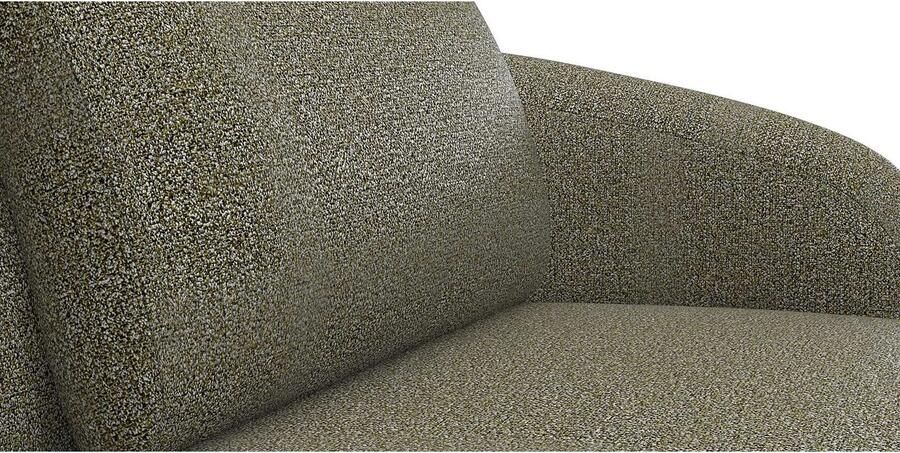 FLEXLUX 3-zitsbank Torino rond bank driezit Modern organisch bankontwerp koudschuim golfvering - Foto 3