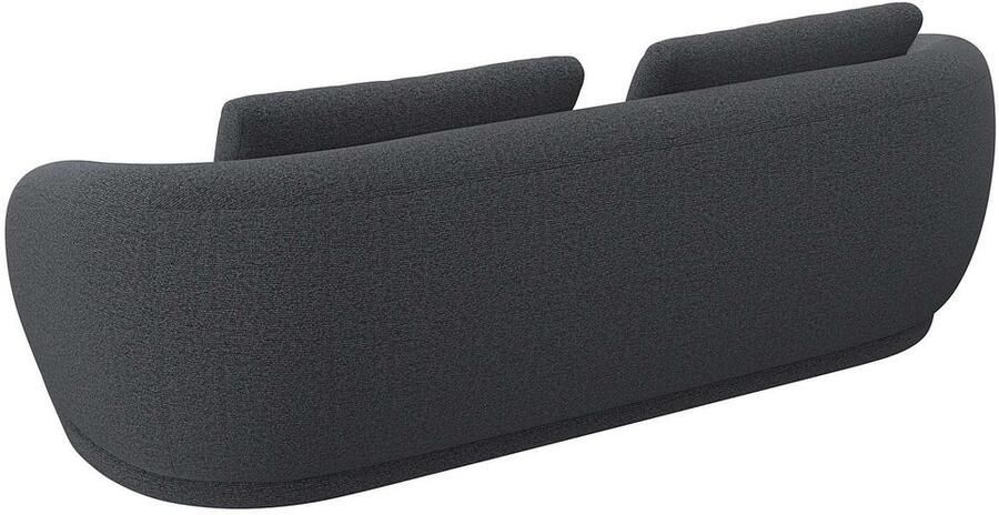 FLEXLUX 3-zitsbank Torino rond bank driezit Modern organisch bankontwerp koudschuim golfvering - Foto 3