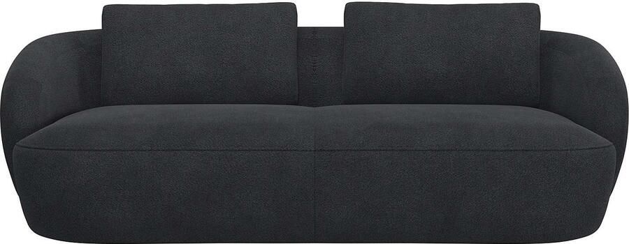 FLEXLUX 3-zitsbank Torino rond bank driezit Modern organisch bankontwerp koudschuim golfvering - Foto 5