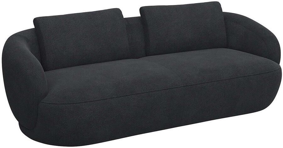 FLEXLUX 3-zitsbank Torino rond bank driezit Modern organisch bankontwerp koudschuim golfvering - Foto 2