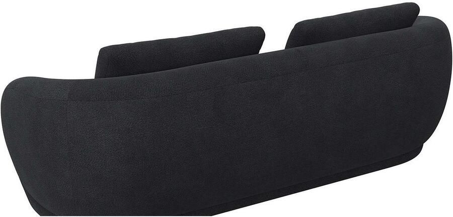 FLEXLUX 3-zitsbank Torino rond bank driezit Modern organisch bankontwerp koudschuim golfvering - Foto 4