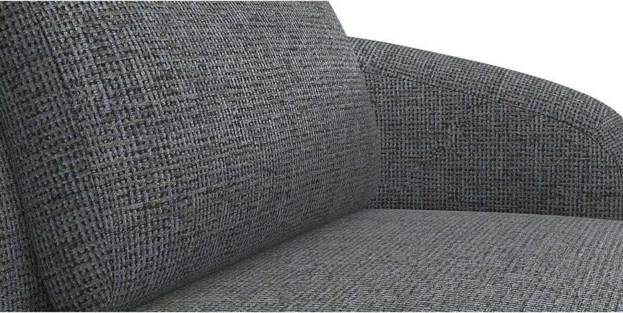 FLEXLUX 3-zitsbank Torino rond bank driezit Modern organisch bankontwerp koudschuim golfvering - Foto 3