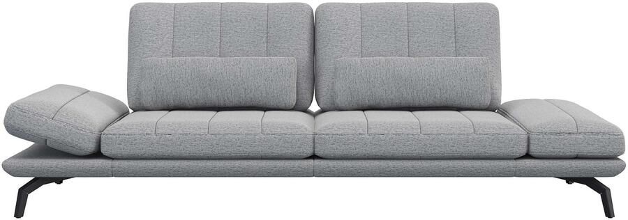 FLEXLUX 3-zitsbank Tropea multifunctionele bank designbank relaxfunctie tv-bank met armleuningverstelling en zitdiepteverstelling breedte 252 cm - Foto 4