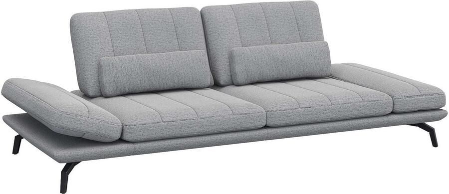 FLEXLUX 3-zitsbank Tropea multifunctionele bank designbank relaxfunctie tv-bank met armleuningverstelling en zitdiepteverstelling breedte 252 cm - Foto 2
