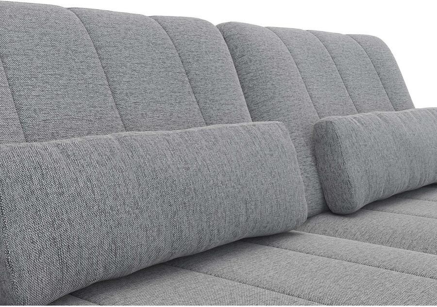 FLEXLUX 3-zitsbank Tropea multifunctionele bank designbank relaxfunctie tv-bank met armleuningverstelling en zitdiepteverstelling breedte 252 cm