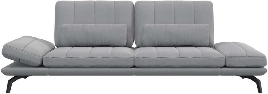 FLEXLUX 3-zitsbank Tropea multifunctionele bank designbank relaxfunctie tv-bank met armleuningverstelling en zitdiepteverstelling breedte 252 cm - Foto 4