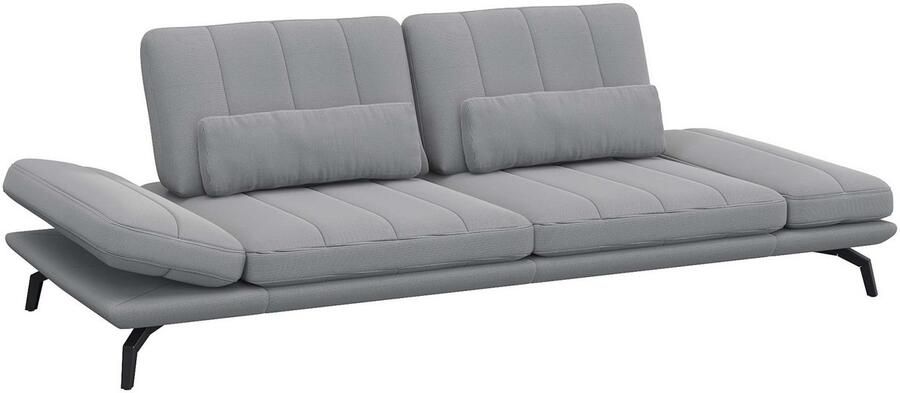 FLEXLUX 3-zitsbank Tropea multifunctionele bank designbank relaxfunctie tv-bank met armleuningverstelling en zitdiepteverstelling breedte 252 cm - Foto 2