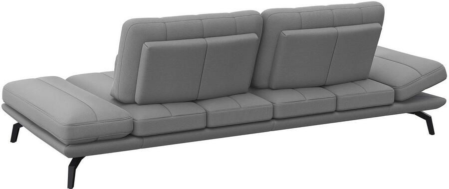 FLEXLUX 3-zitsbank Tropea multifunctionele bank designbank relaxfunctie tv-bank met armleuningverstelling en zitdiepteverstelling breedte 252 cm - Foto 3