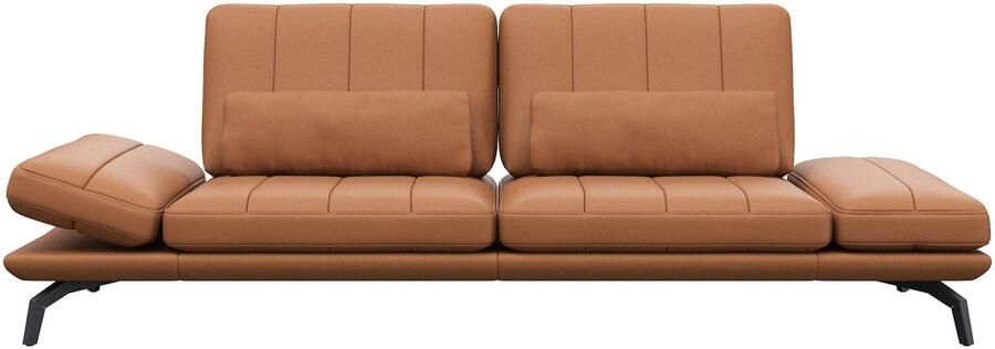 FLEXLUX 3-zitsbank Tropea multifunctionele bank designbank relaxfunctie tv-bank met armleuningverstelling en zitdiepteverstelling breedte 252 cm - Foto 4