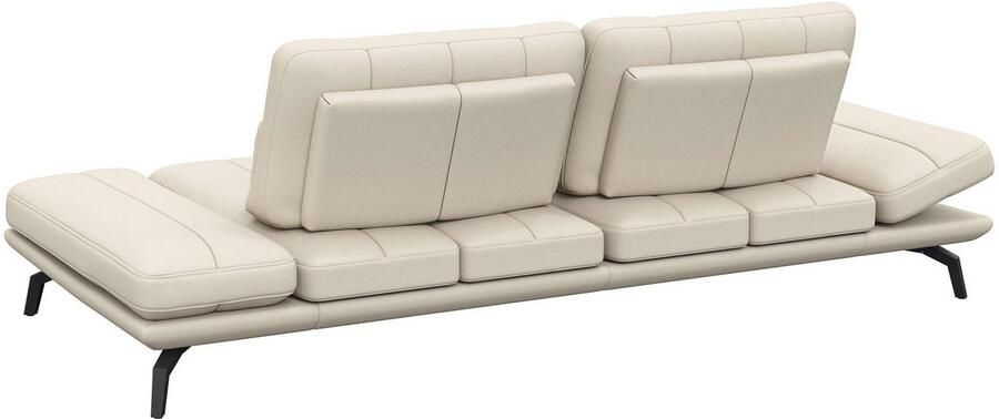 FLEXLUX 3-zitsbank Tropea multifunctionele bank designbank relaxfunctie tv-bank met armleuningverstelling en zitdiepteverstelling breedte 252 cm - Foto 3