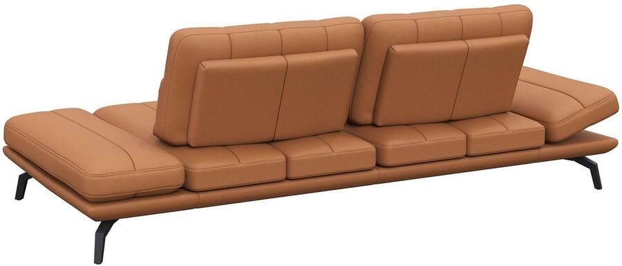 FLEXLUX 3-zitsbank Tropea multifunctionele bank designbank relaxfunctie tv-bank met armleuningverstelling en zitdiepteverstelling breedte 252 cm - Foto 3