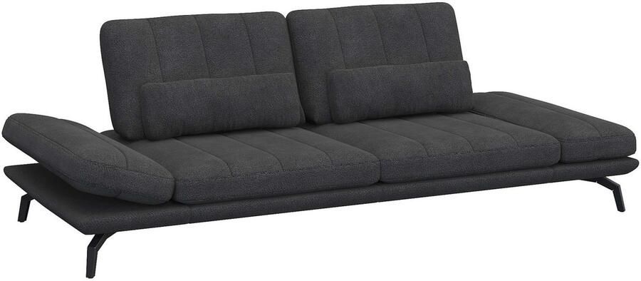 FLEXLUX 3-zitsbank Tropea multifunctionele bank designbank relaxfunctie tv-bank met armleuningverstelling en zitdiepteverstelling breedte 252 cm - Foto 2
