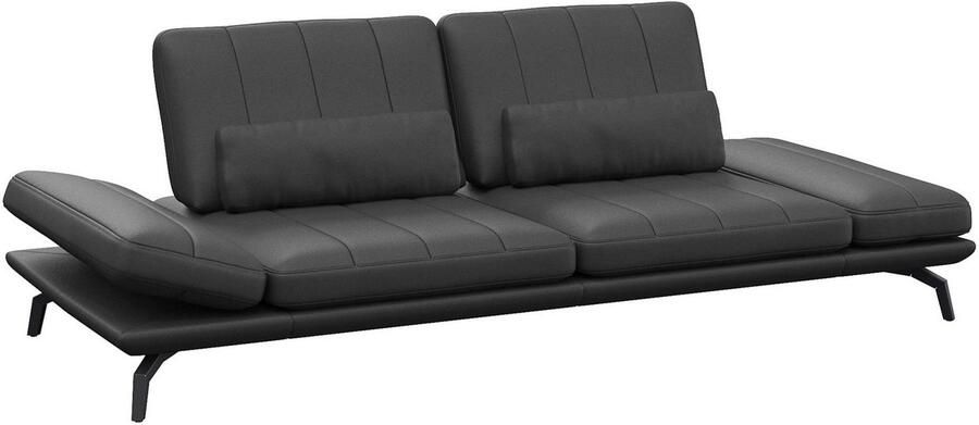 FLEXLUX 3-zitsbank Tropea multifunctionele bank designbank relaxfunctie tv-bank met armleuningverstelling en zitdiepteverstelling breedte 252 cm - Foto 2