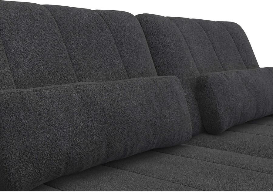 FLEXLUX 3-zitsbank Tropea multifunctionele bank designbank relaxfunctie tv-bank met armleuningverstelling en zitdiepteverstelling breedte 252 cm