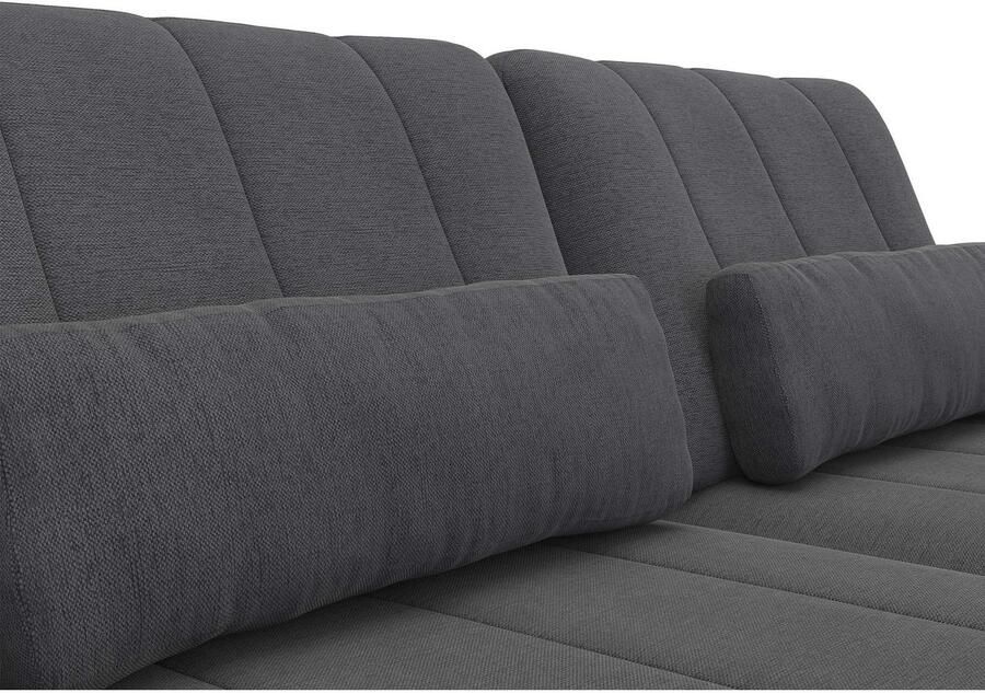 FLEXLUX 3-zitsbank Tropea multifunctionele bank designbank relaxfunctie tv-bank met armleuningverstelling en zitdiepteverstelling breedte 252 cm