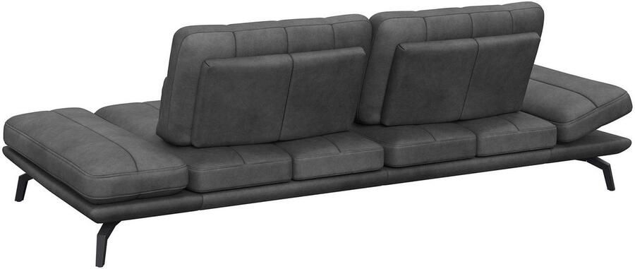 FLEXLUX 3-zitsbank Tropea multifunctionele bank designbank relaxfunctie tv-bank met armleuningverstelling en zitdiepteverstelling breedte 252 cm - Foto 3
