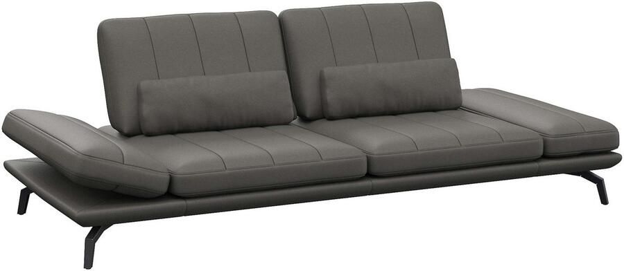 FLEXLUX 3-zitsbank Tropea multifunctionele bank designbank relaxfunctie tv-bank met armleuningverstelling en zitdiepteverstelling breedte 252 cm - Foto 2