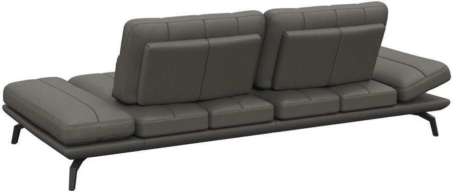 FLEXLUX 3-zitsbank Tropea multifunctionele bank designbank relaxfunctie tv-bank met armleuningverstelling en zitdiepteverstelling breedte 252 cm - Foto 3