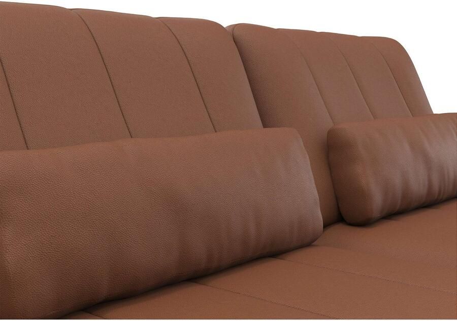 FLEXLUX 3-zitsbank Tropea multifunctionele bank designbank relaxfunctie tv-bank met armleuningverstelling en zitdiepteverstelling breedte 252 cm