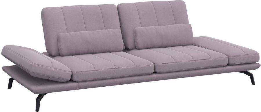 FLEXLUX 3-zitsbank Tropea multifunctionele bank designbank relaxfunctie tv-bank met armleuningverstelling en zitdiepteverstelling breedte 252 cm - Foto 2