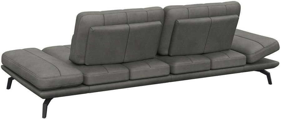 FLEXLUX 3-zitsbank Tropea multifunctionele bank designbank relaxfunctie tv-bank met armleuningverstelling en zitdiepteverstelling breedte 252 cm - Foto 3
