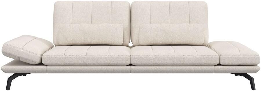 FLEXLUX 3-zitsbank Tropea multifunctionele bank designbank relaxfunctie tv-bank met armleuningverstelling en zitdiepteverstelling breedte 252 cm - Foto 4