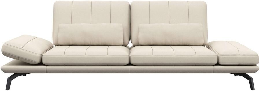 FLEXLUX 3-zitsbank Tropea multifunctionele bank designbank relaxfunctie tv-bank met armleuningverstelling en zitdiepteverstelling breedte 252 cm - Foto 4