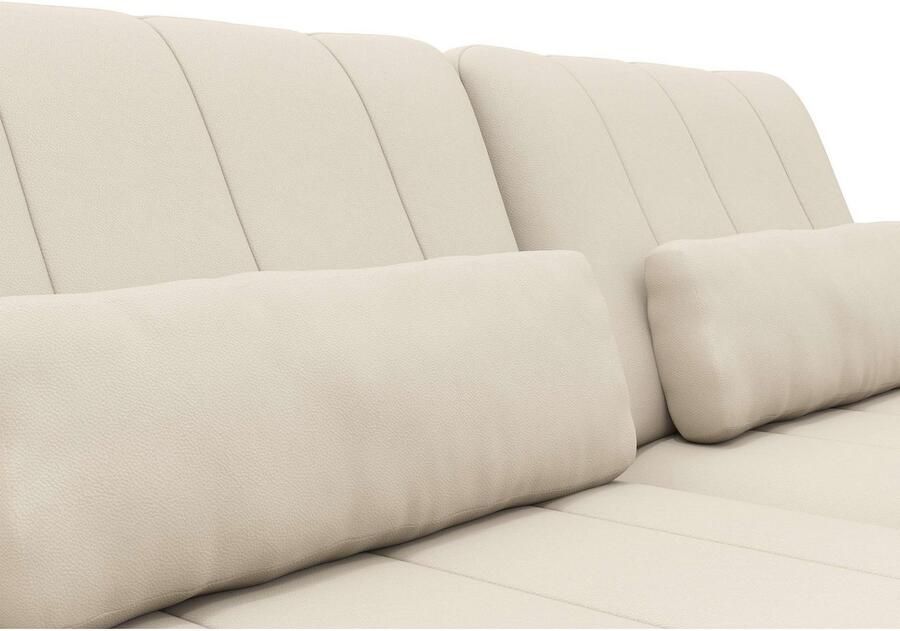 FLEXLUX 3-zitsbank Tropea multifunctionele bank designbank relaxfunctie tv-bank met armleuningverstelling en zitdiepteverstelling breedte 252 cm